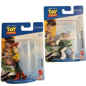 Toy Story Buzz Lightyear and Woody Micro Figs